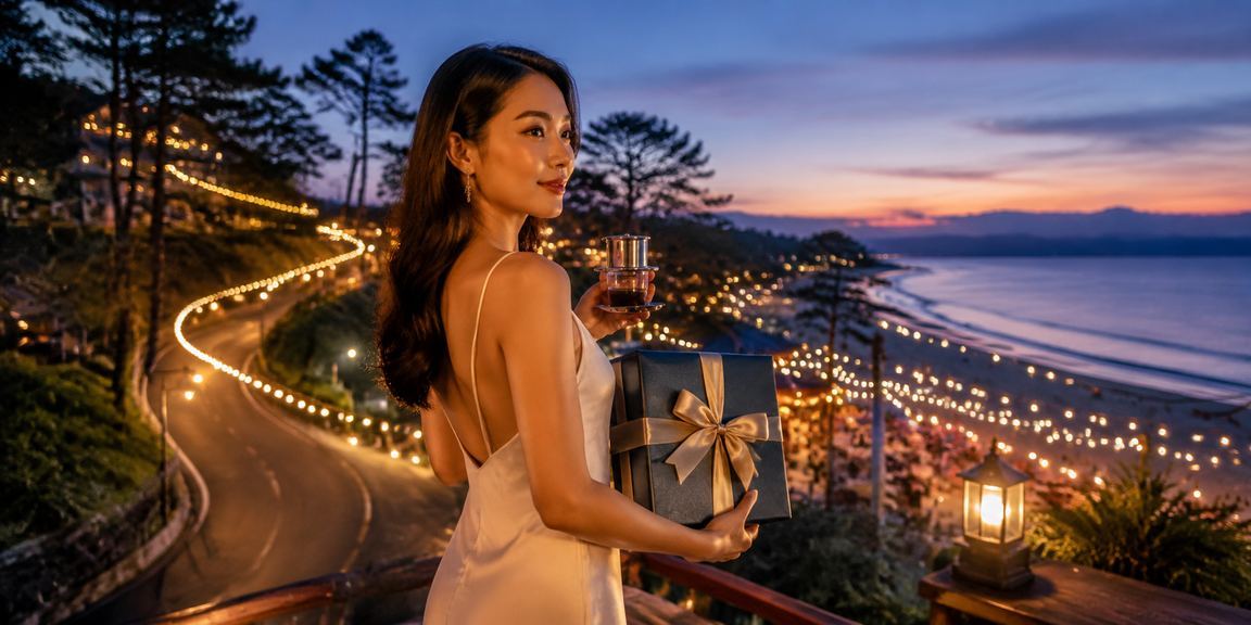 Quán cà phê Đà Lạt với màn hình theo dõi casino và cá cược trực tuyến