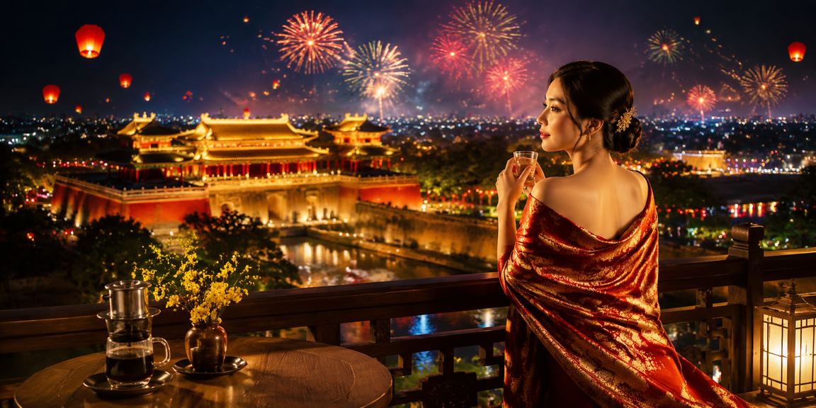 Người chơi đọc thông tin kèo tại quán cà phê cổ kính ở Huế