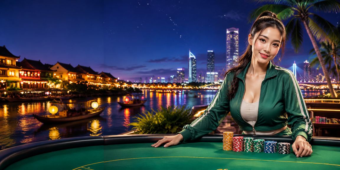 Bàn baccarat tại Sài Gòn với không khí casino sang trọng